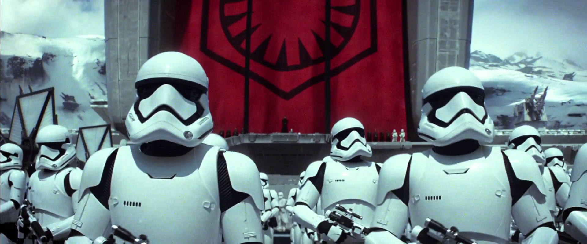 The First Order Stormtroopers look so cool.