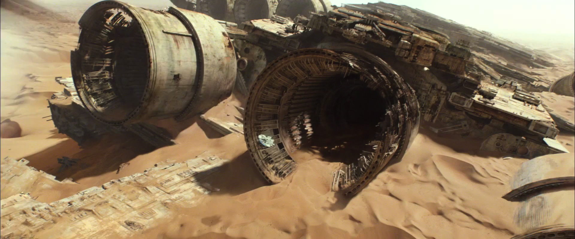 Based on it's scale many believe that many this is an upside down Super Star Destroyer.