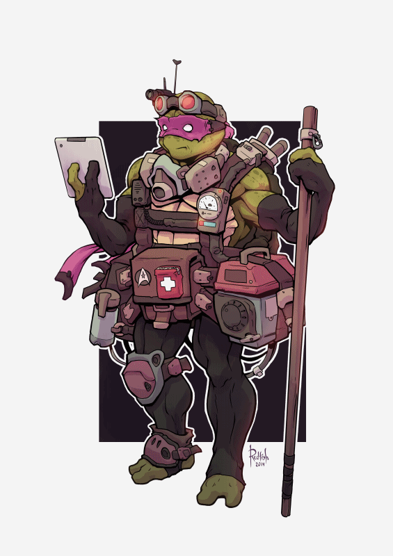 Cool TEENAGE MUTANT NINJA TURTLES Fan Art by Alex Redfish — GeekTyrant