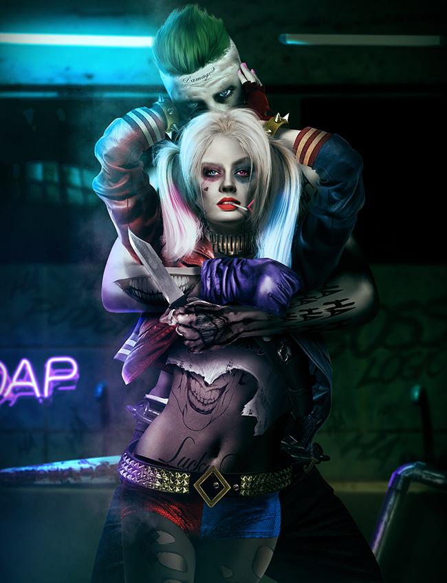 SUICIDE SQUAD Art With Joker and Harley Quinn — GeekTyrant