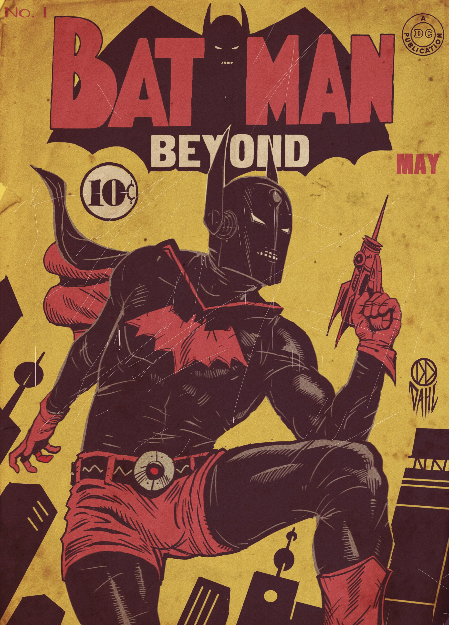 BATMAN BEYOND Reimagined in the Golden Age Comic Era — GeekTyrant