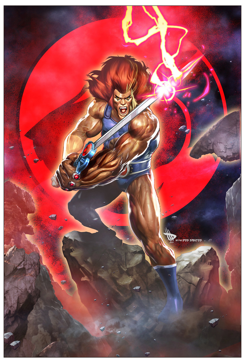 Lion-O Roars in THUNDERCATS Art by Dave Wilkins — GeekTyrant