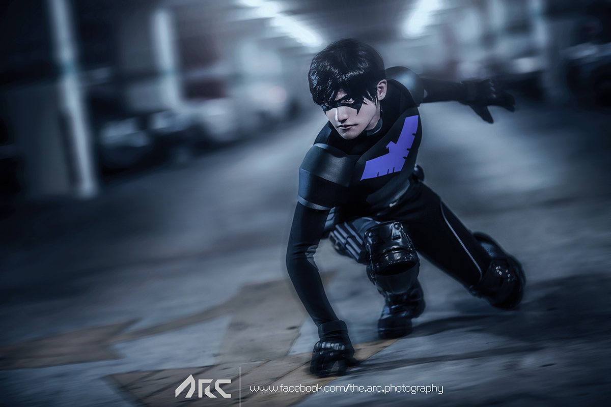 Liui Aquino is Nightwing | Photo by A.R.C. Photography