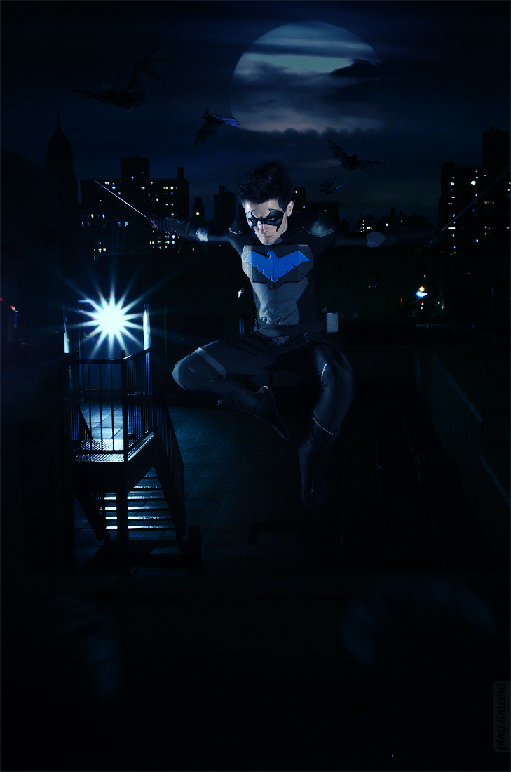 GraysonFin is Nightwing | Photo by UselessDevice
