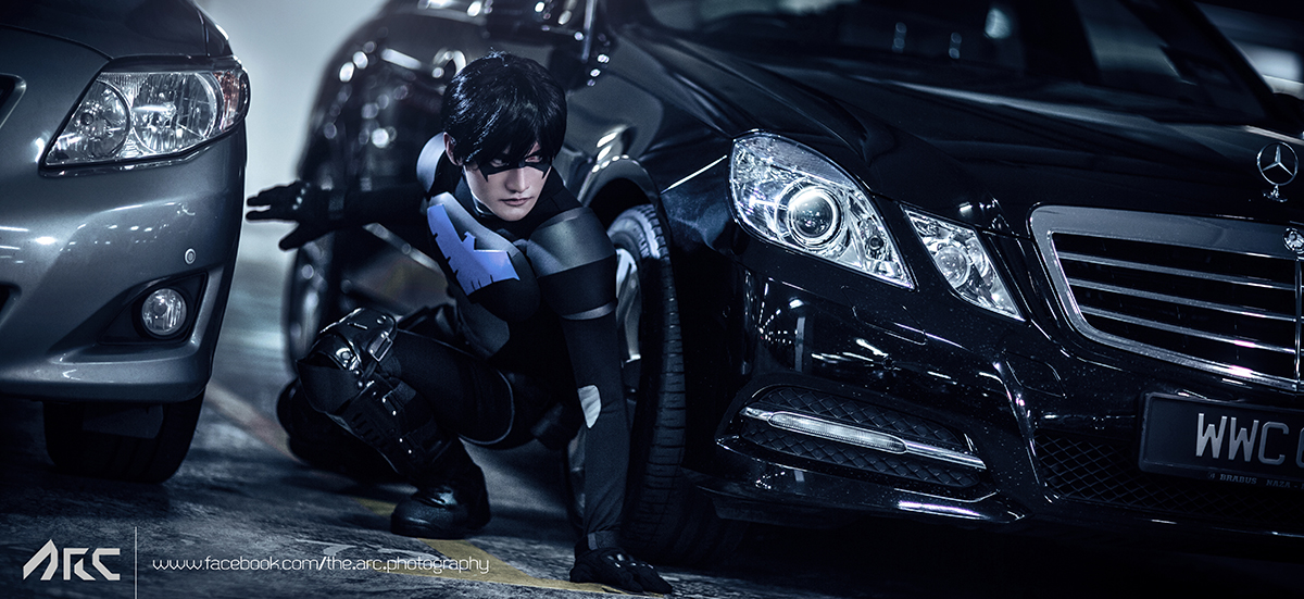 Liui Aquino is Nightwing | Photo by A.R.C. Photography