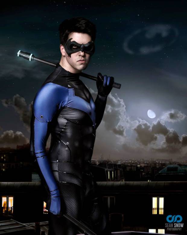 Nathan DeLuca is Nightwing | Photo by Sean Snow Photography