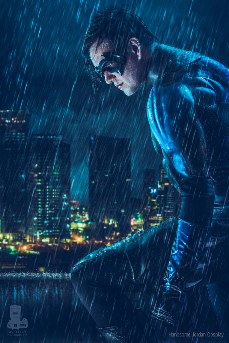 Handsome Jordan Cosplay is Nightwing | Photo by David Love Photography