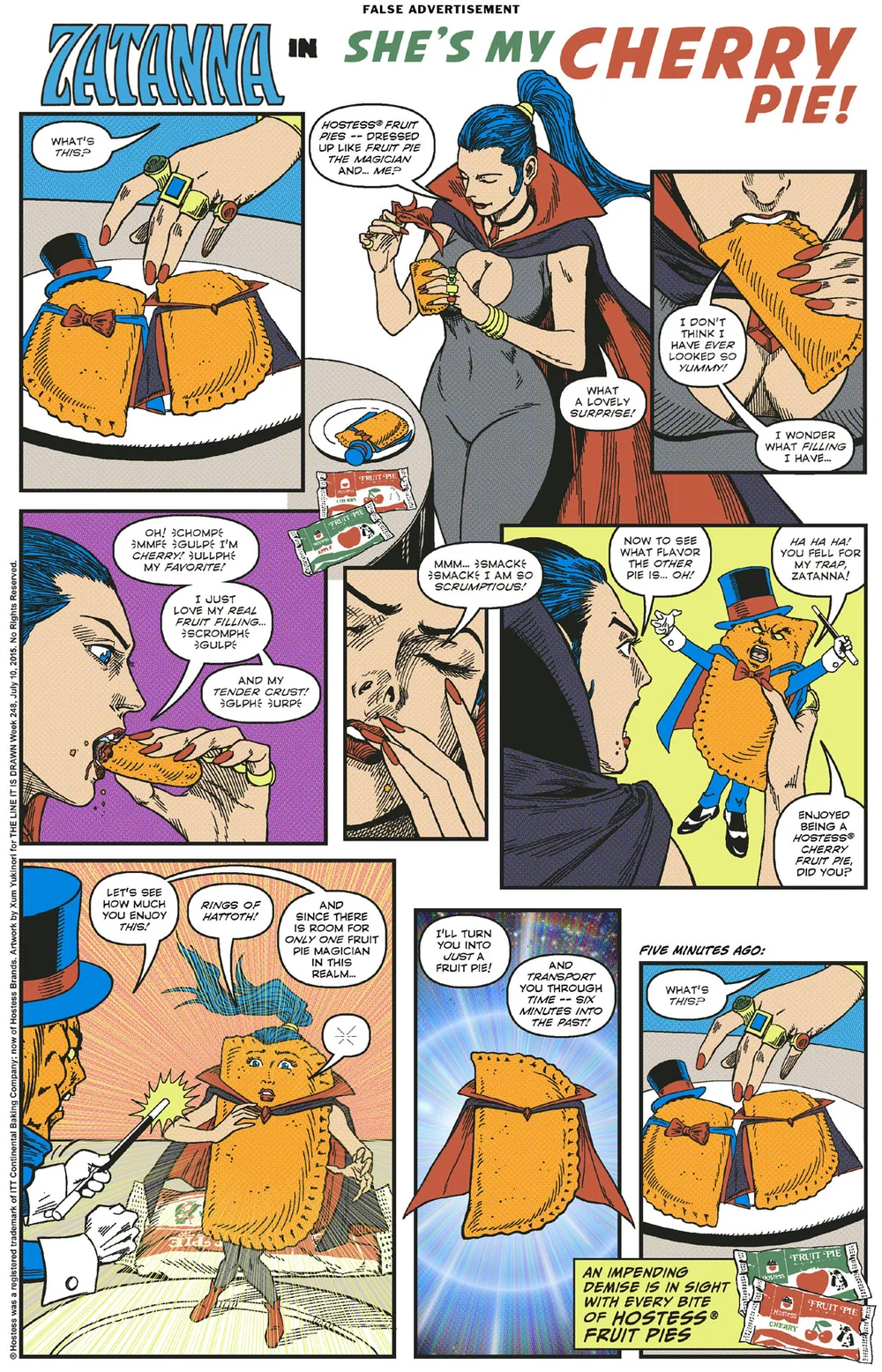 Modern Day Superhero Hostess Comic Book Promo Ads — GeekTyrant