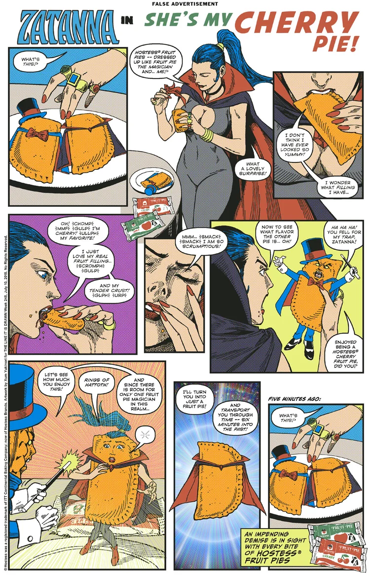 Modern Day Superhero Hostess Comic Book Promo Ads — GeekTyrant