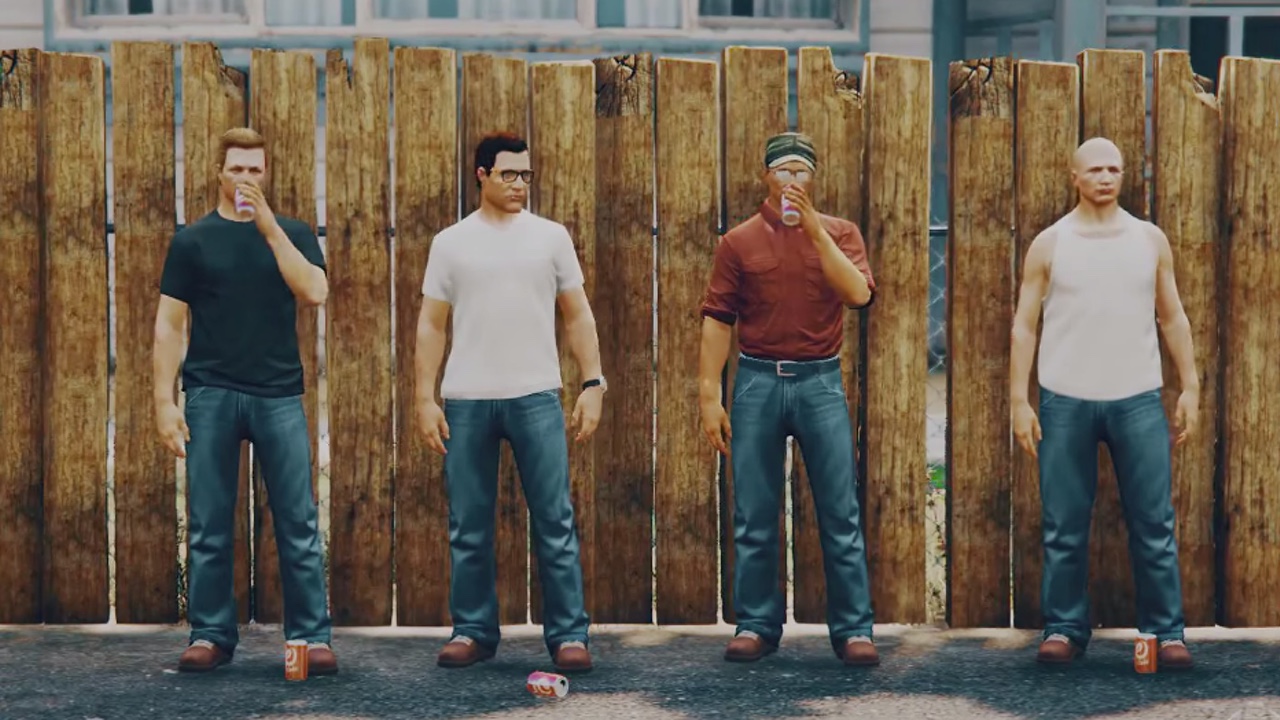 KING OF THE HILL Intro Recreated in GRAND THEFT AUTO 