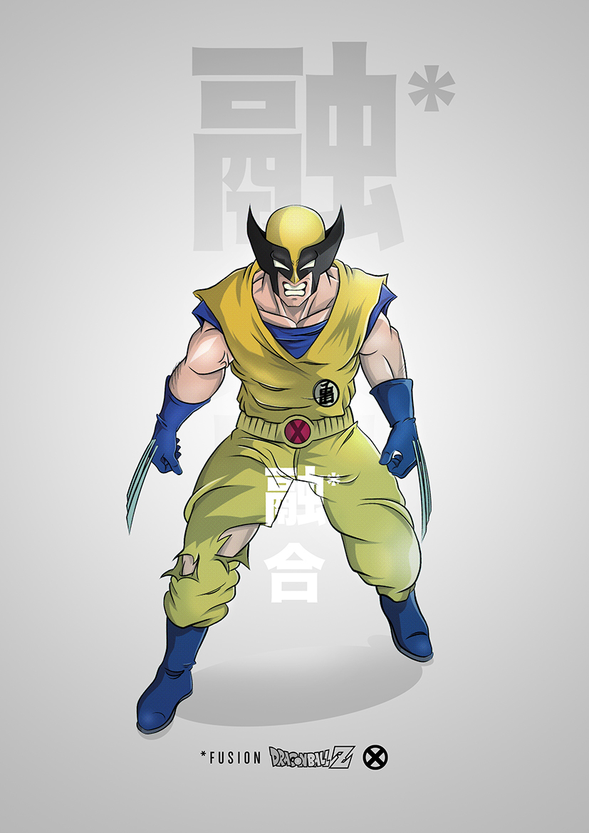 Superhero and Dragon Ball Z Fusion Art Series — GeekTyrant