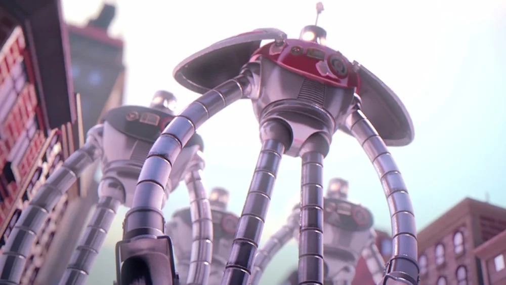 GIANT ROBOTS FROM OUTER SPACE is a Spectacular Animated B-Movie Sci-Fi ...