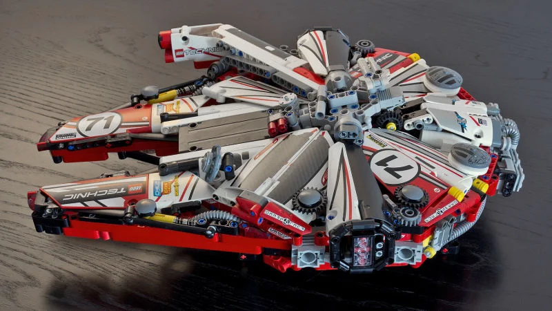 kessel run millennium falcon lego review