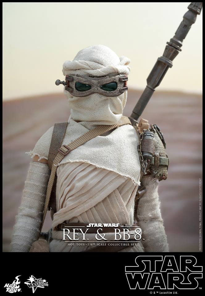 Hot Toys STAR WARS: THE FORCE AWAKENS Rey and BB Action Figures