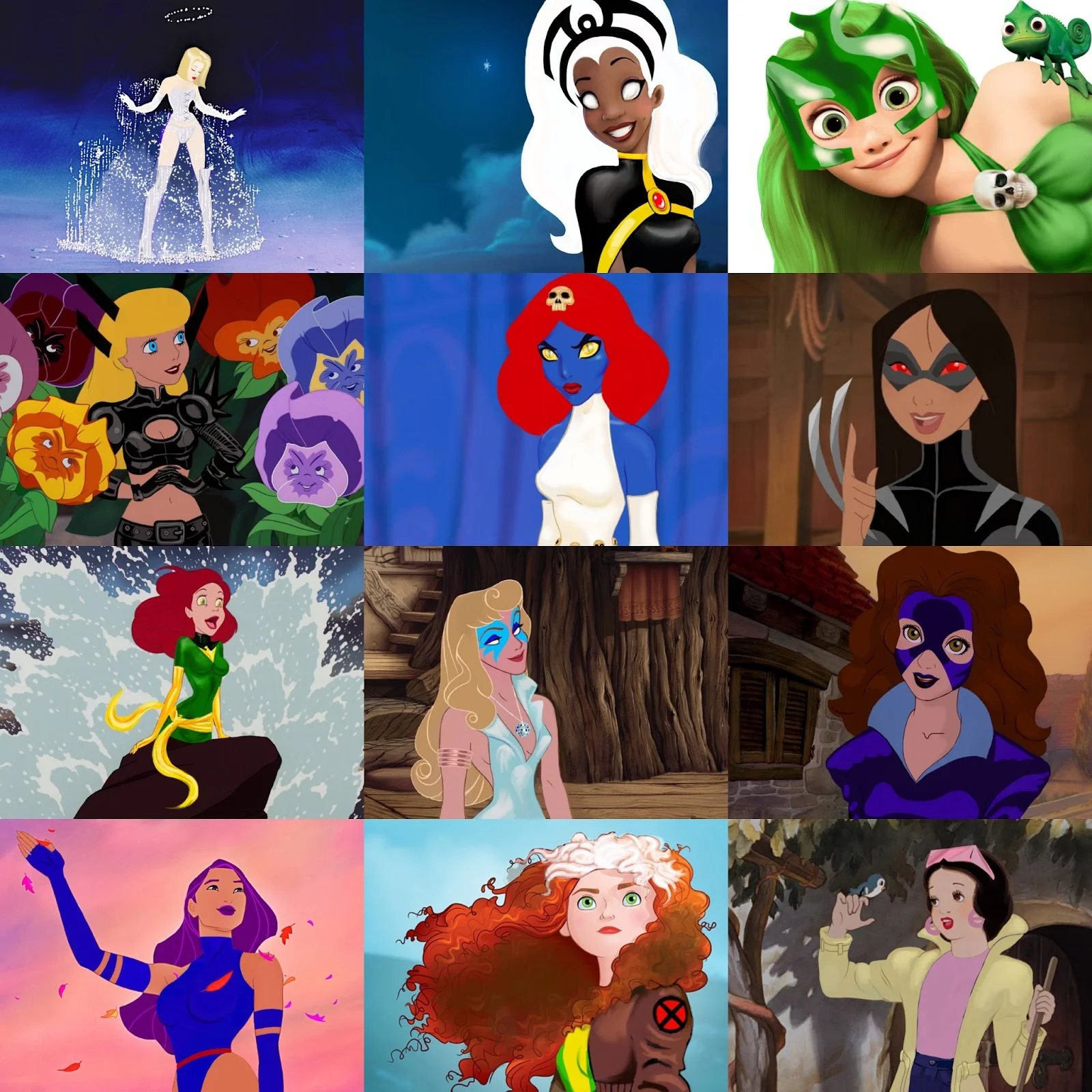 Disney Princesses Perfectly Reimagined as XMen Characters — GeekTyrant