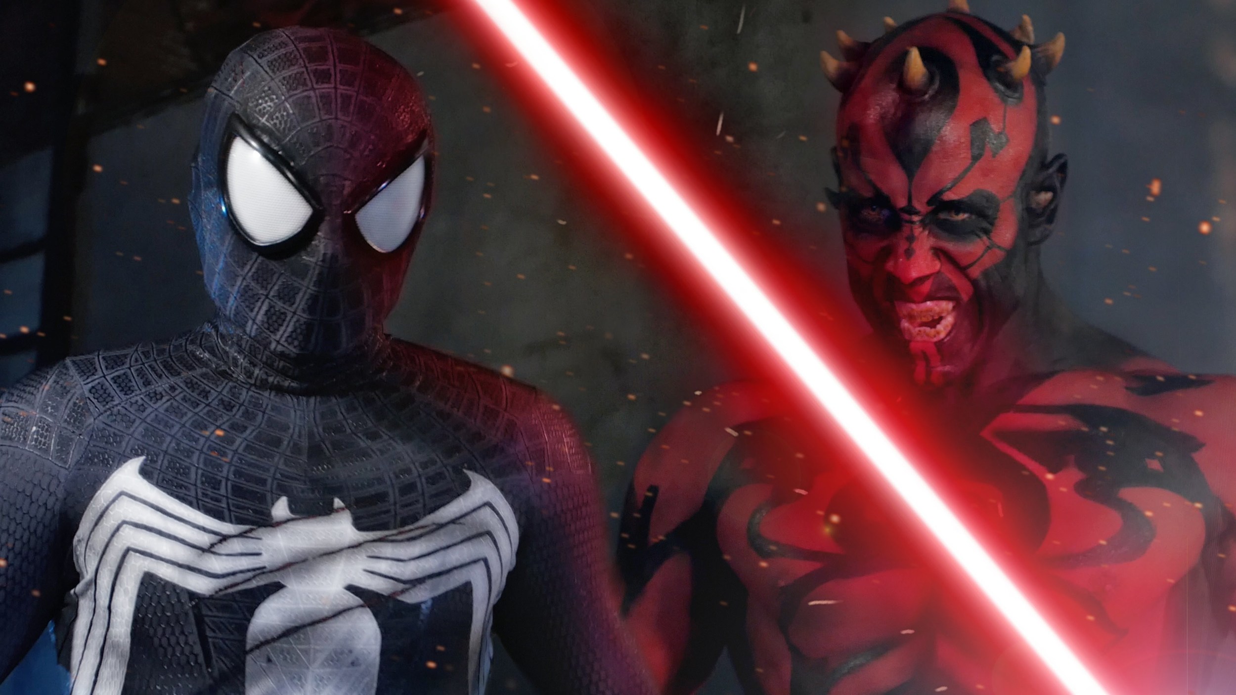 Super Power Beat Down Releases Awesome Alternate Ending to Spider-Man Vs.  Darth Maul — GeekTyrant