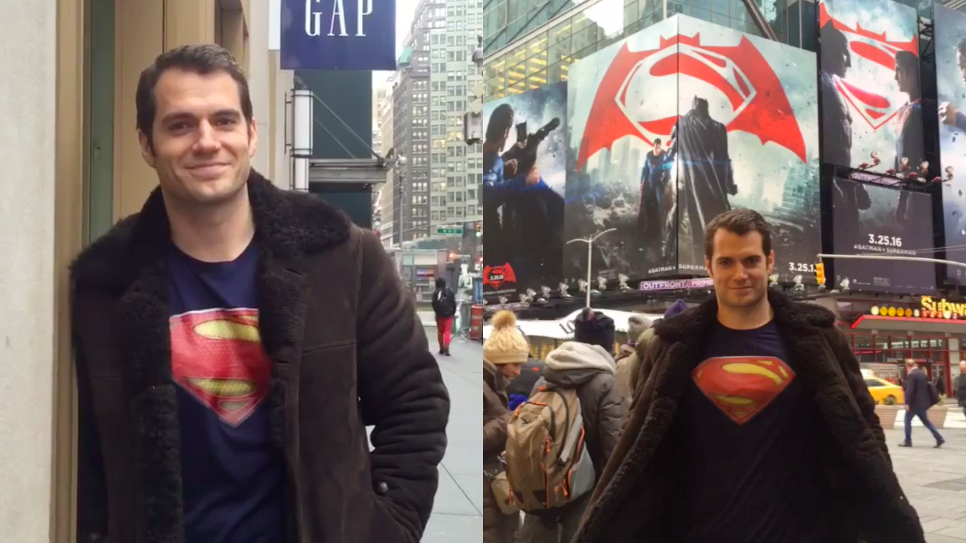 Watch: Henry Cavill Rocks Superman Shirt But Isn't Recognized in