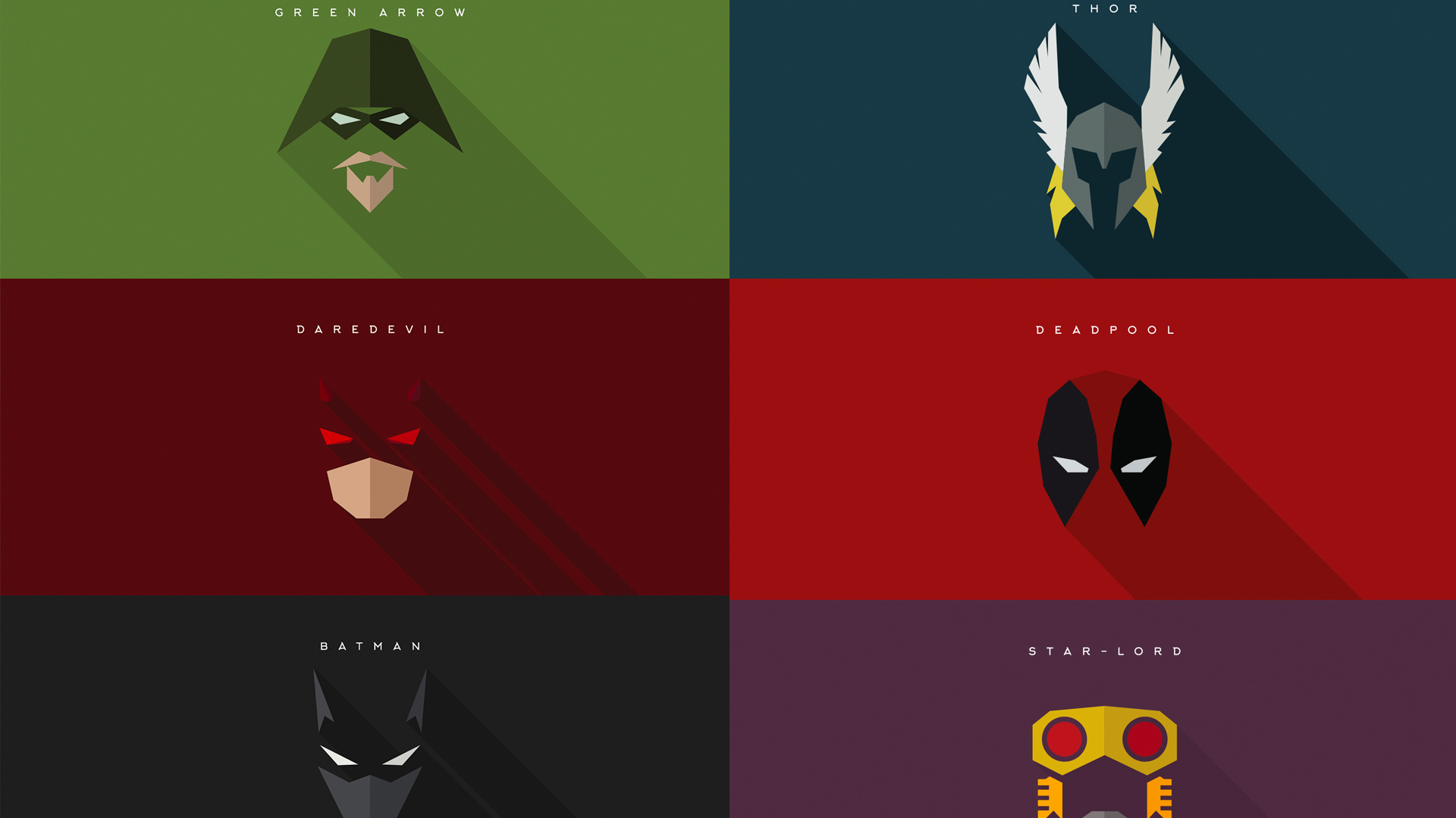 Minimalist Superhero Masks For Batman, Daredevil, Deadpool, and More ...