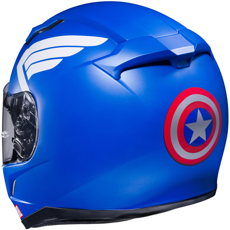 captain marvel bike helmet
