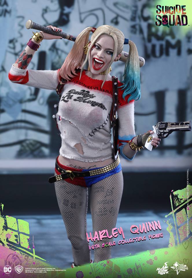 Hot Toys 1/6 Suicide Squad Movie Deadshot, Harley Quinn & Joker Figures