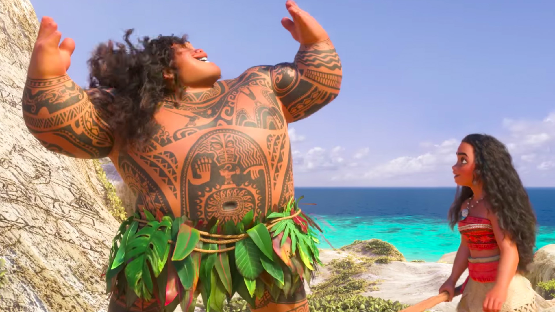 Watch Dwayne Johnson Unveils Clip From Disney's MOANA; Hear Him Sing a