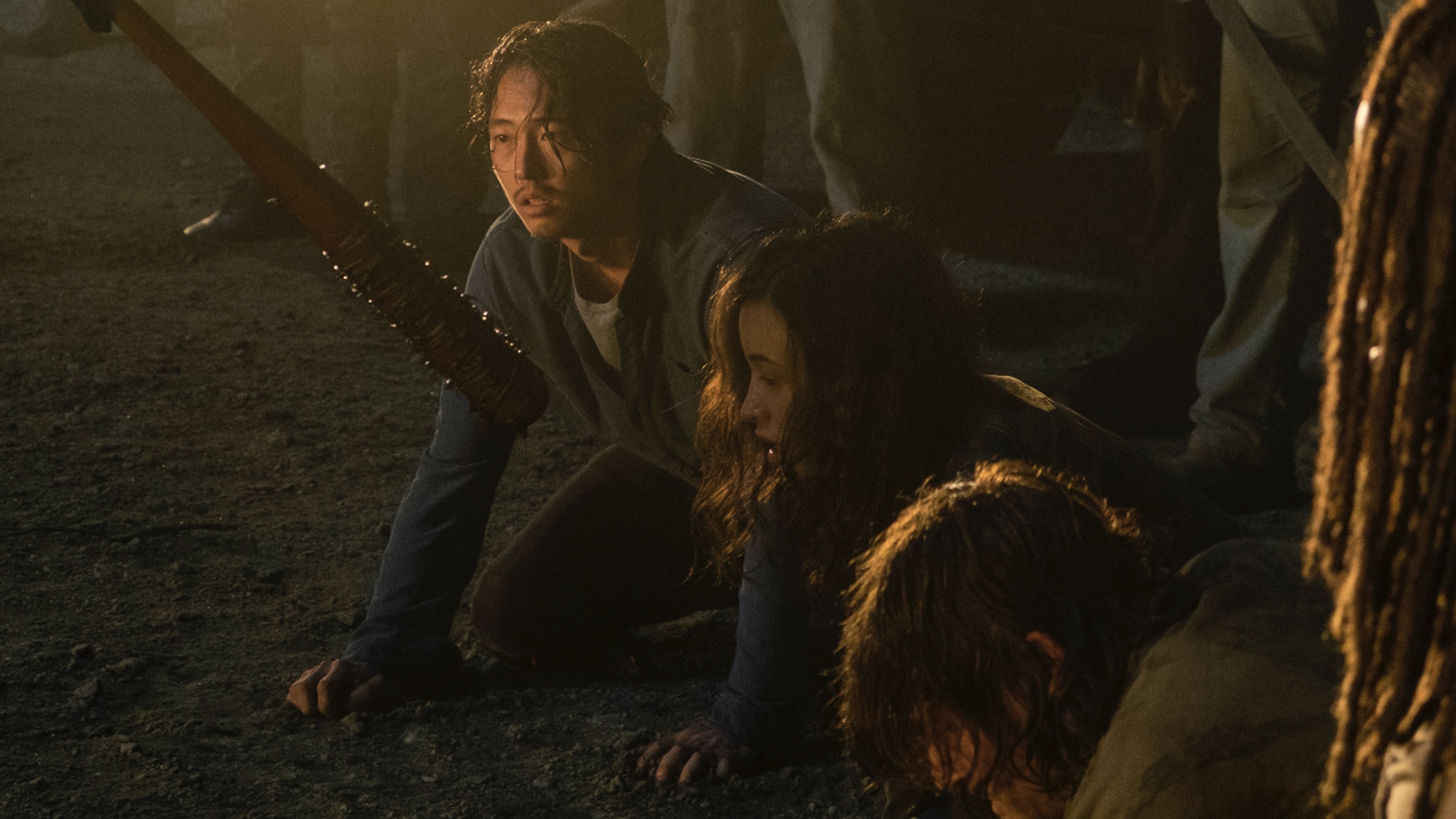 Gruesome Bts Photos From The Walking Dead Of Glenn And Abraham S Gruesome Bts Photos From The Walking Dead Of Glenn And Abraham S