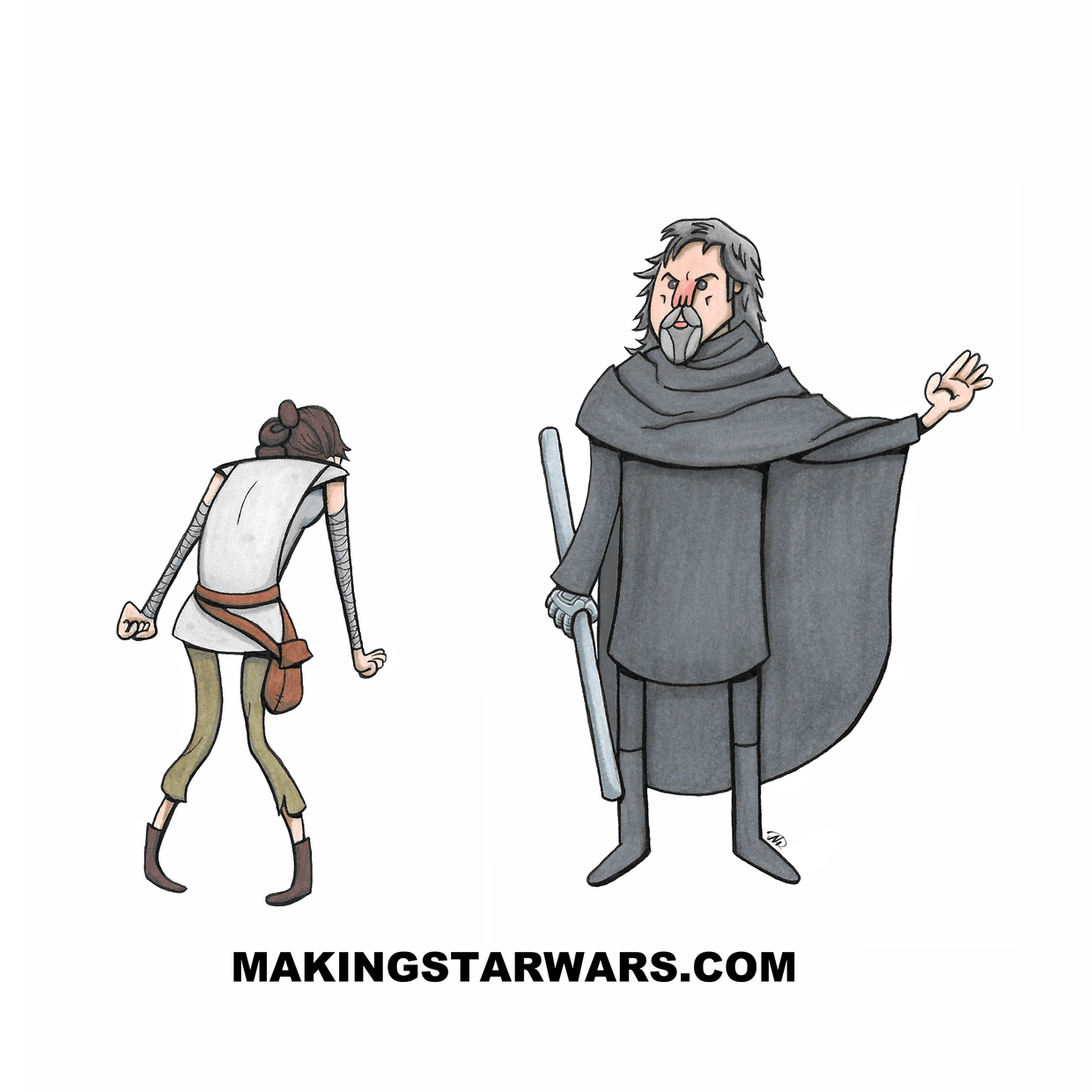 Details on Luke Skywalker's Appearance and Rey's Training in STAR WARS ...