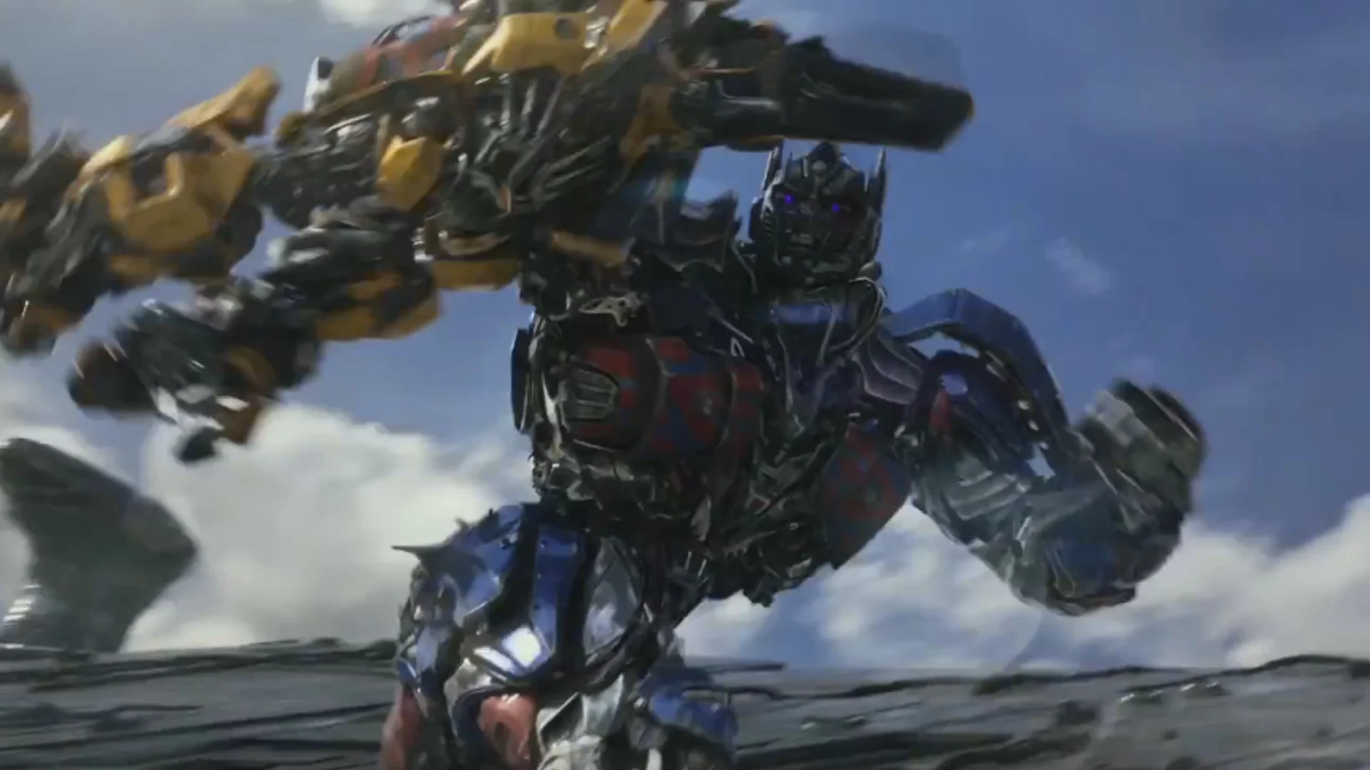 Optimus Prime Fights Bumblebee In First Trailer For TRANSFORMERS THE Optimus Prime Fights Bumblebee In First Trailer For TRANSFORMERS THE