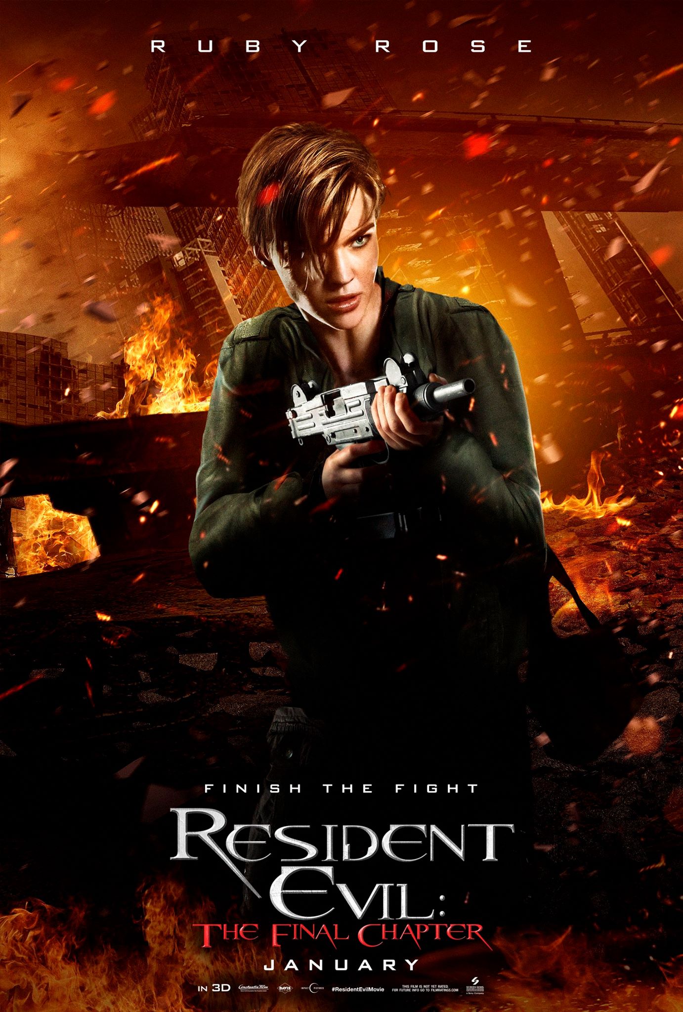 Resident Evil: The Final Chapter's New Action Packed Posters Out! - Koimoi