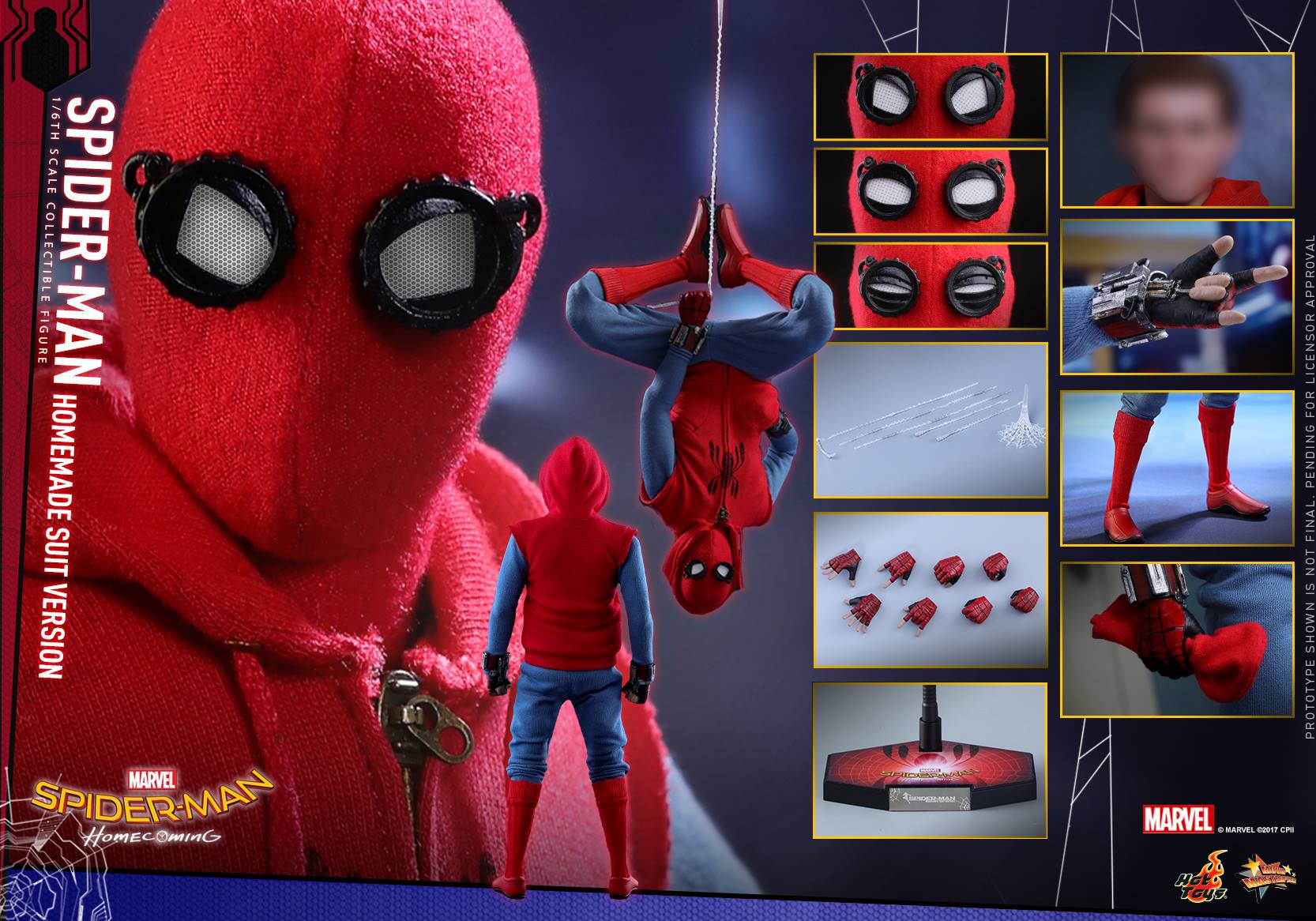 Hot Toys Reveals Their SPIDER-MAN: HOMECOMING Action Figure of Spider-Man  in His Homemade Suit — GeekTyrant