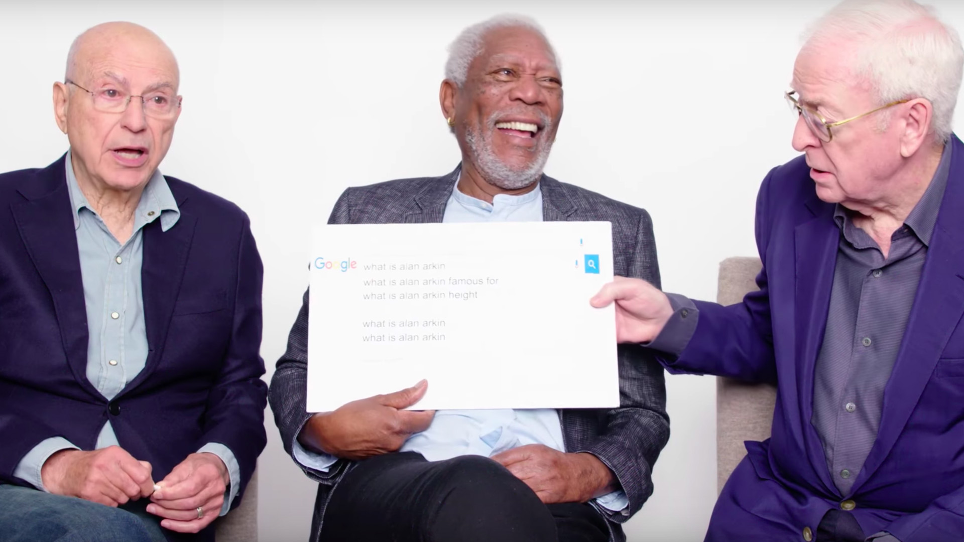 Morgan Freeman Michael Caine And Alan Arkin Answer Autofilled