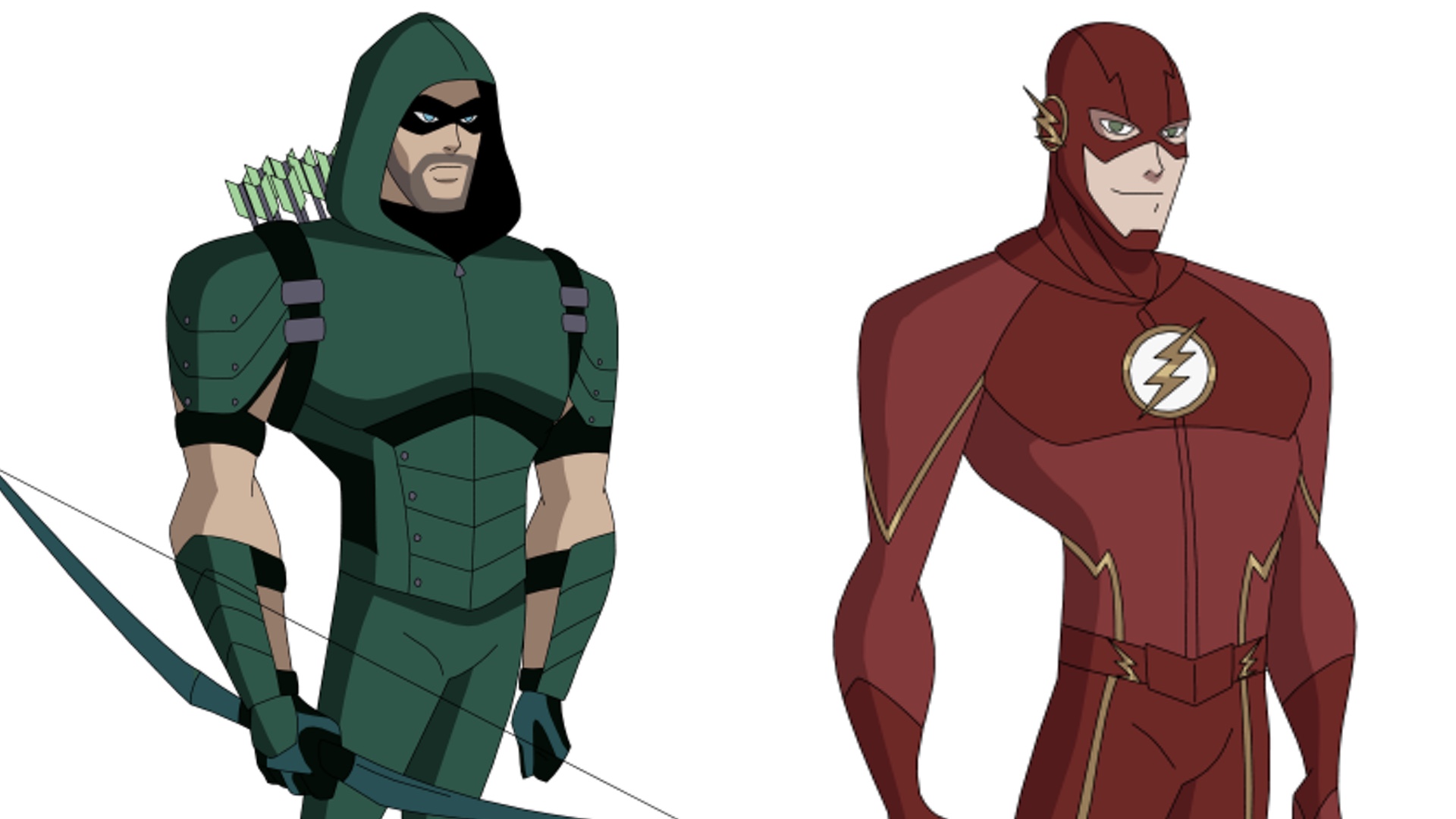 cool fan art imagines arrow the flash and supergirl series animated flash