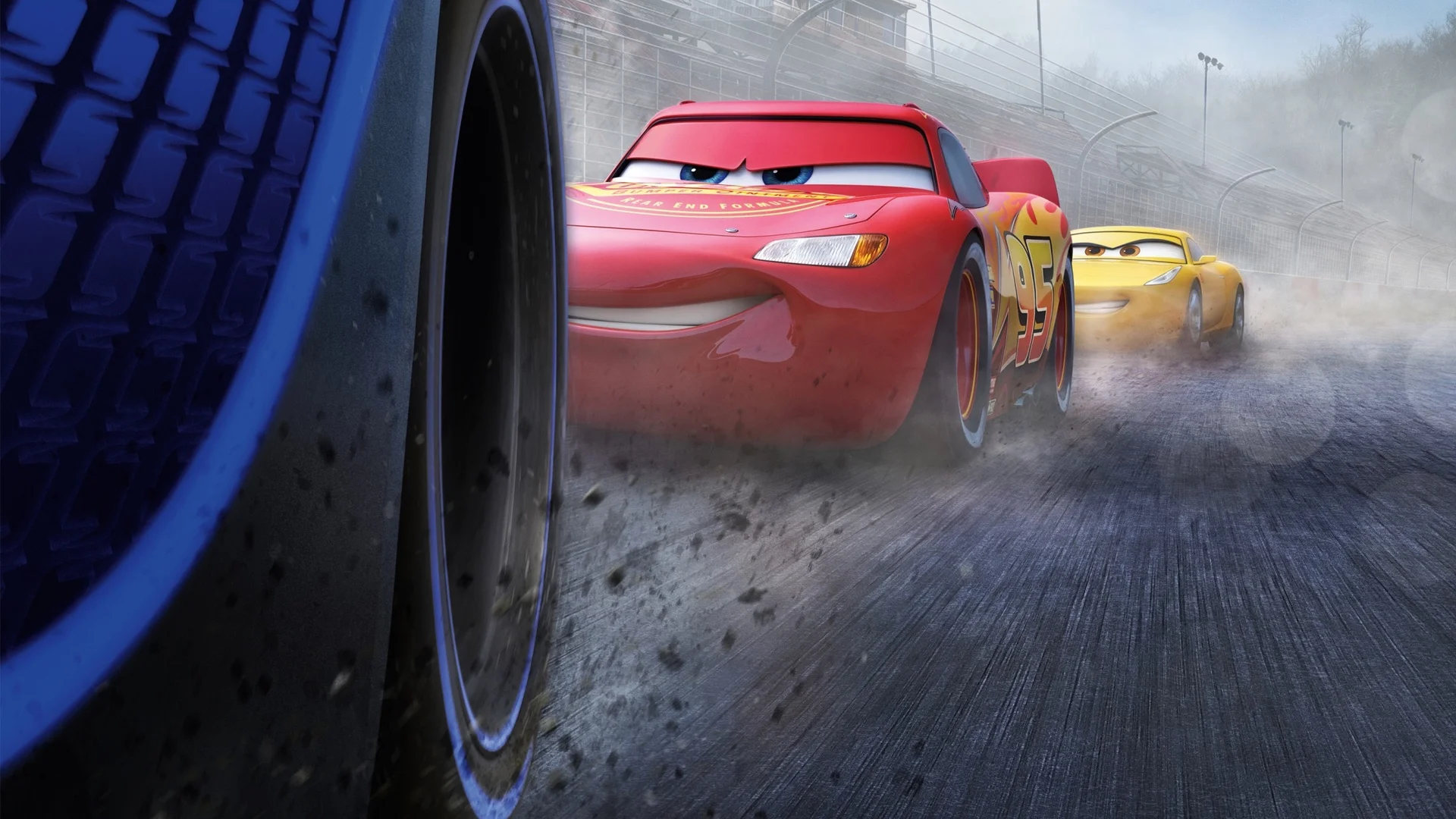 lightning mcqueen and jackson storm