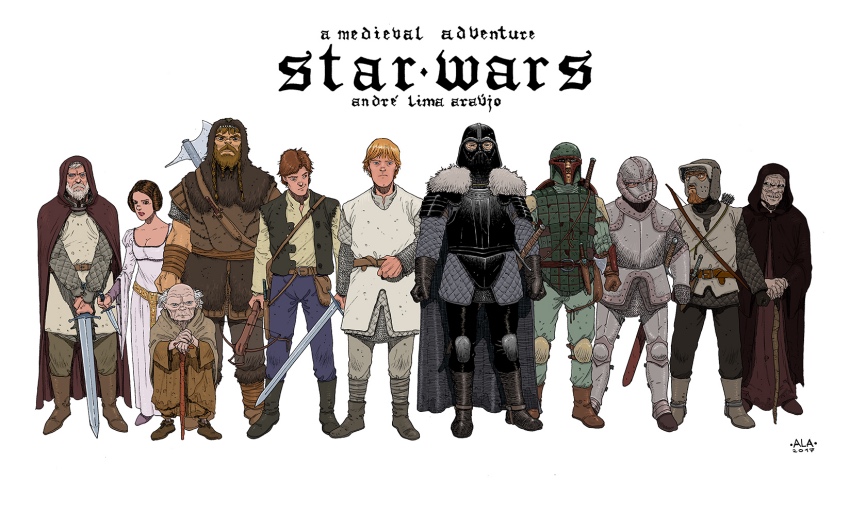 Fan-Made Art Imagines STAR WARS as a Medieval Adventure! — GeekTyrant