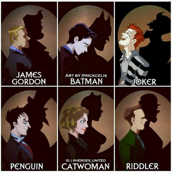 Artist Recreates GOTHAM Characters in the Style of BATMAN: THE ANIMATED  SERIES — GeekTyrant