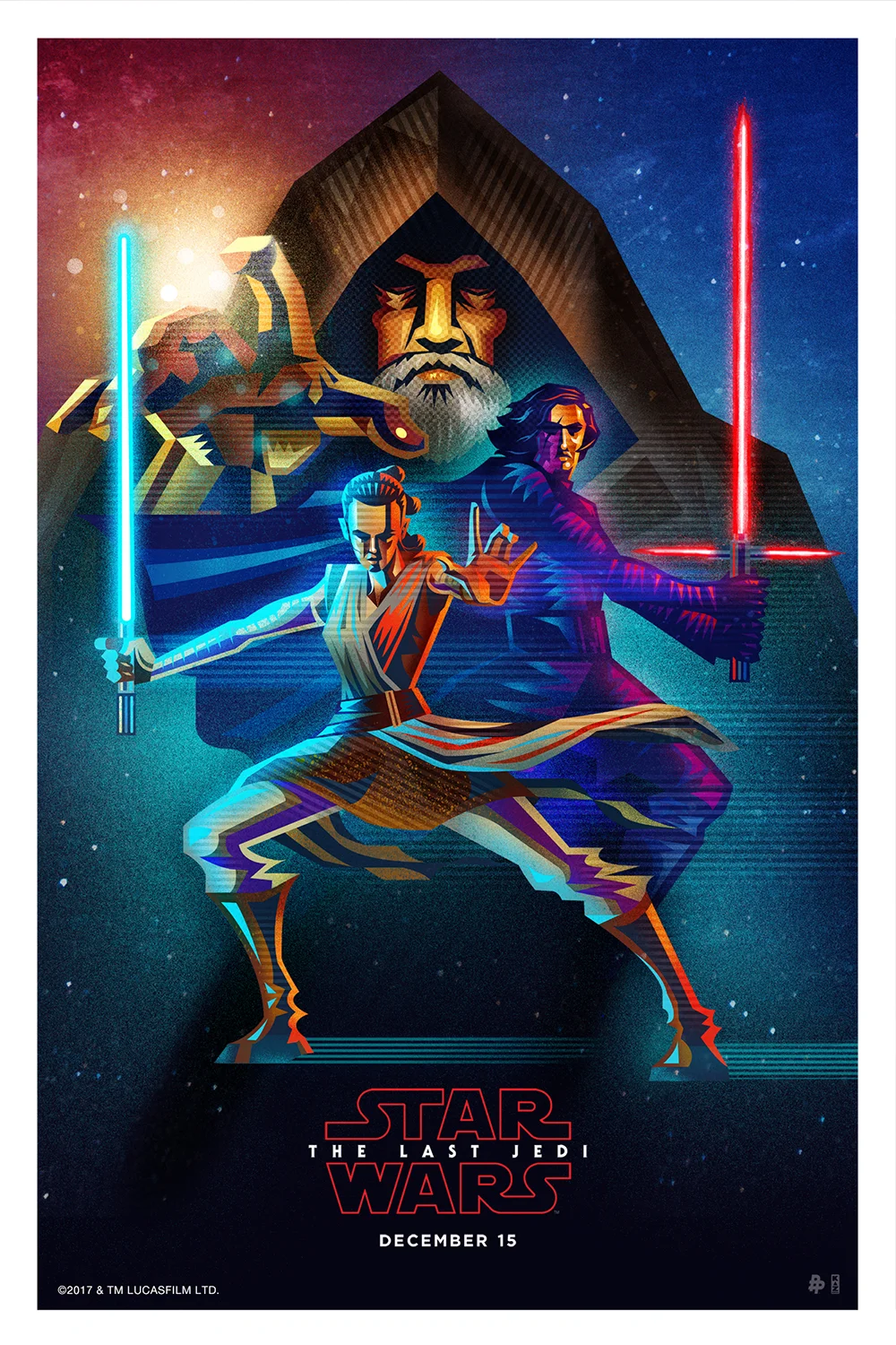 Star Wars: The Last Jedi Movie Poster, ATL Designs