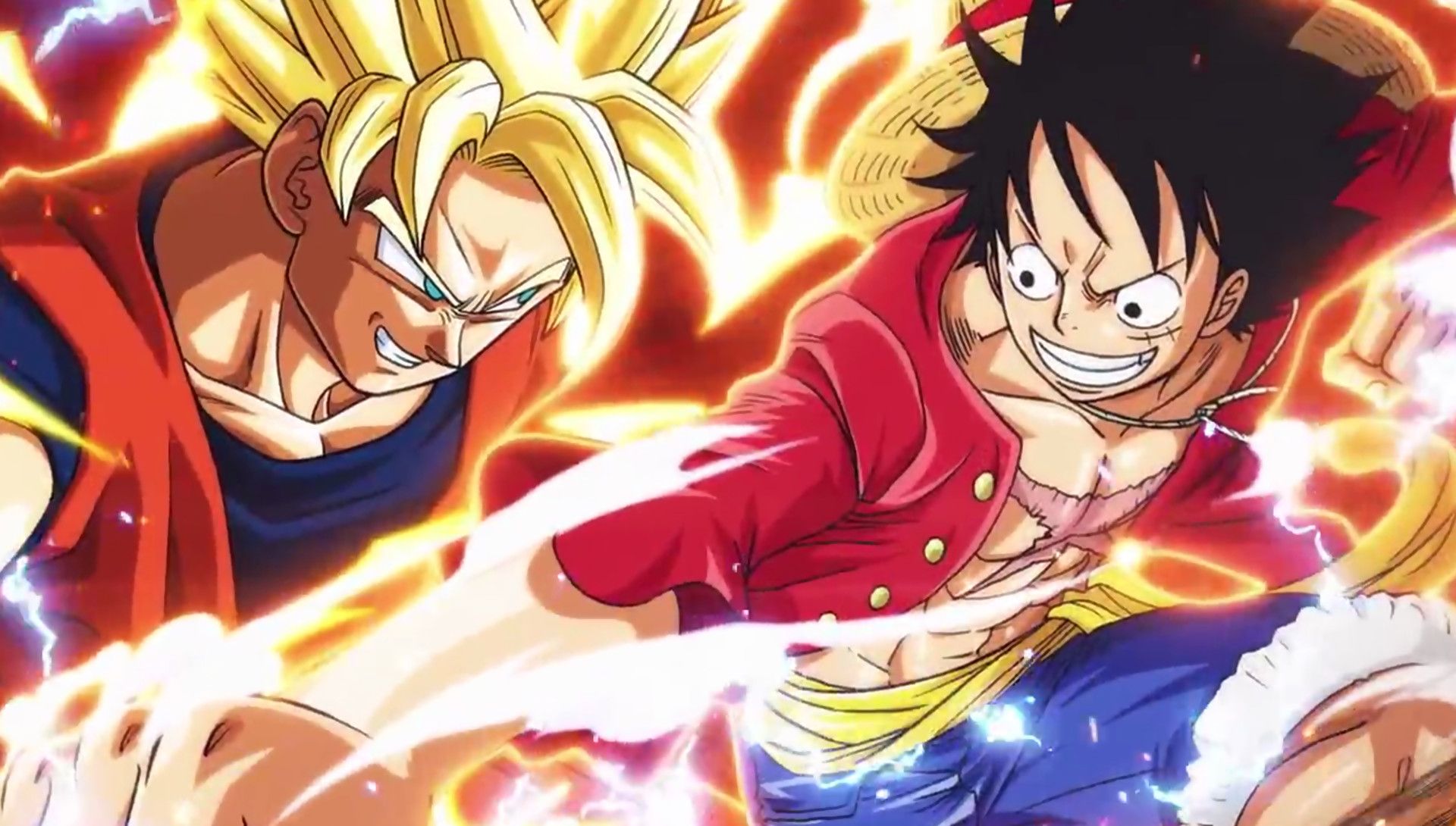 Watch Luffy And Goku Black Fight In Awesome Flipbook Animation
