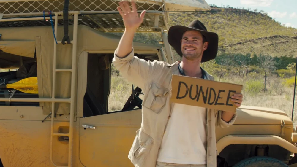 Chris Hemsworth Has Joined Danny McBride's CROCODILE DUNDEE Sequel and There's a New Promo Spot