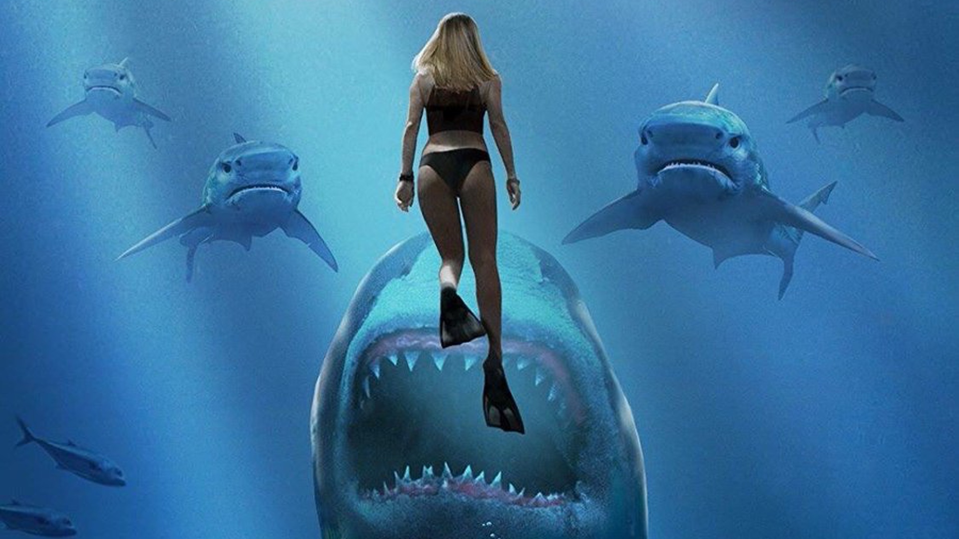 deep blue shark gets eaten