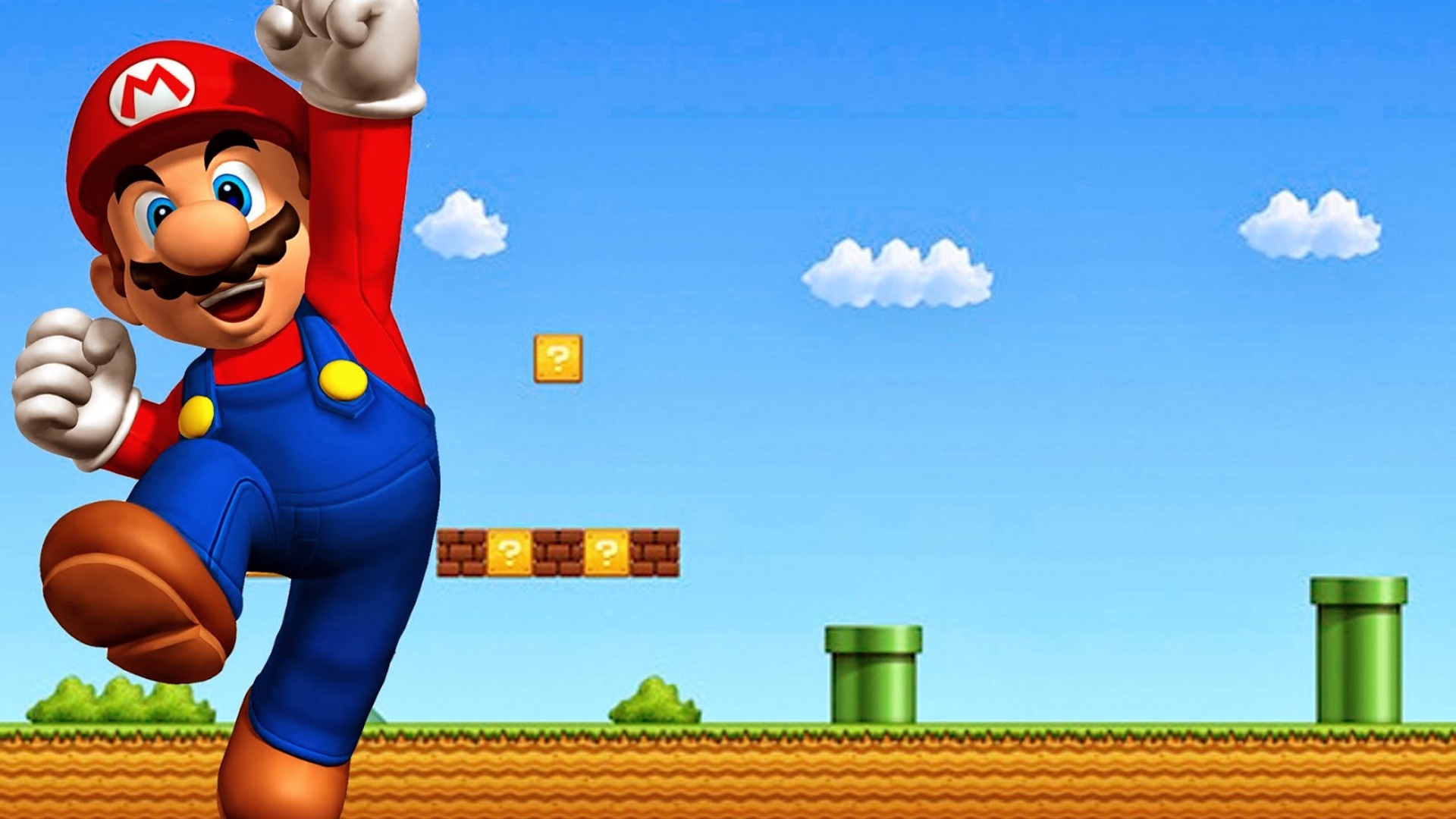 Super Mario on the move for Google.com
