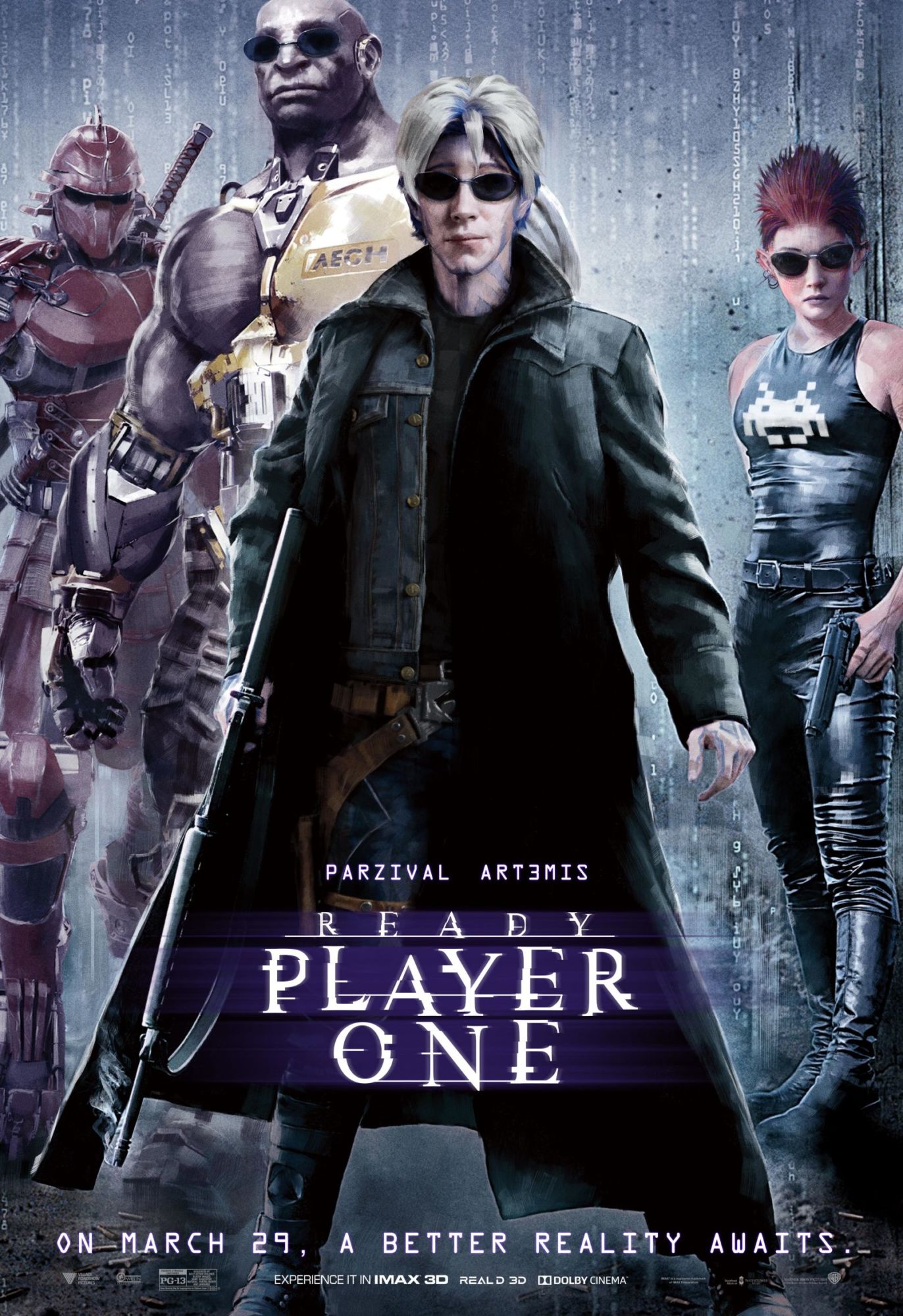 Cheap Imax Movie Ready Player One Poster - Allsoymade