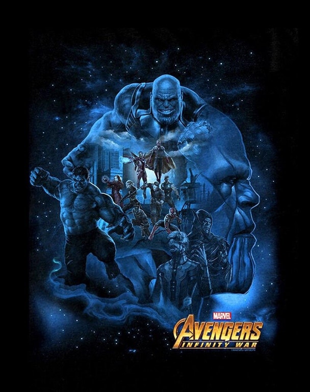 Avengers Infinity War Official Poster (Recreated) on Behance