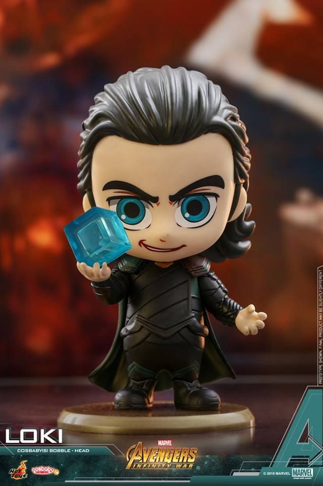 Avengers Infinity War Cosbaby Loki Cute Mini PVC Figure No Box 