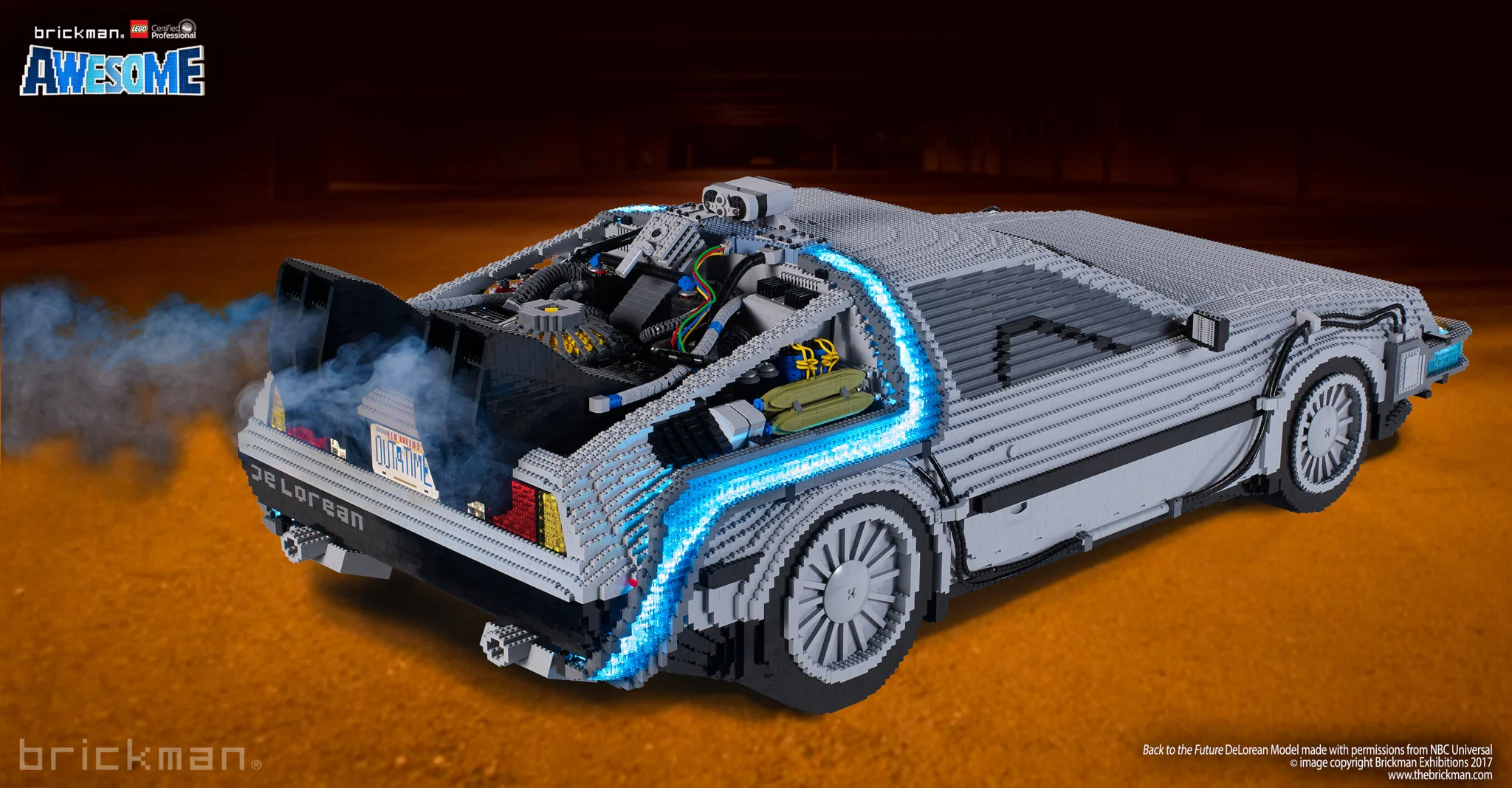 lego movie 2 delorean