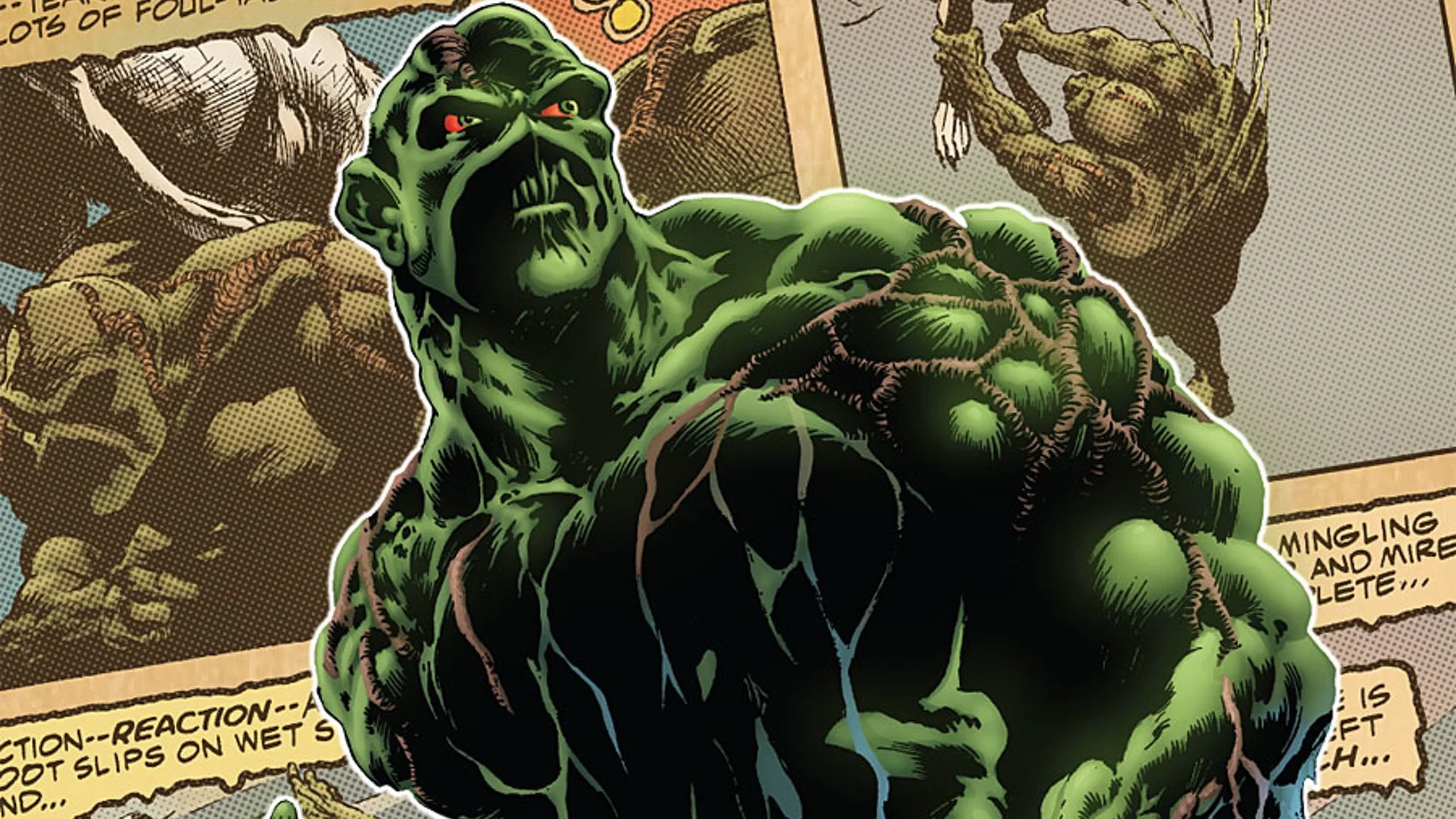 Mark Hamill's Swamp Thing Fights Solomon Grundy in JUSTICE LEAGUE
