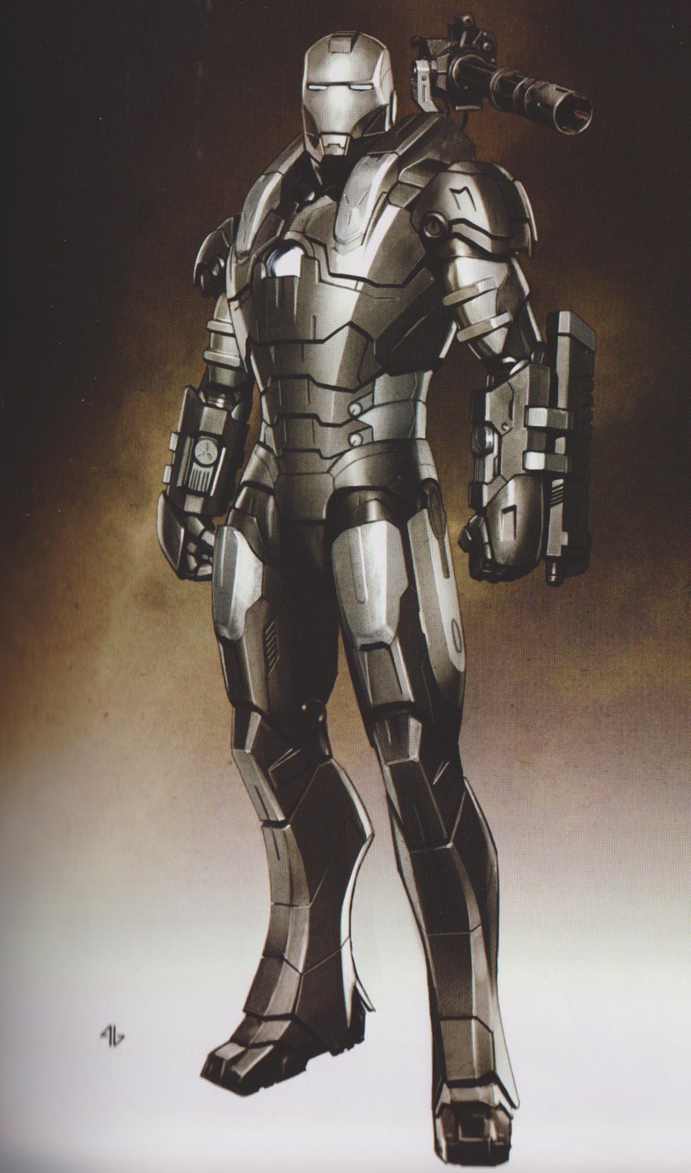 Early Concept Art For IRON MAN 2 Shows Early Designs For Black Widow and Wa...