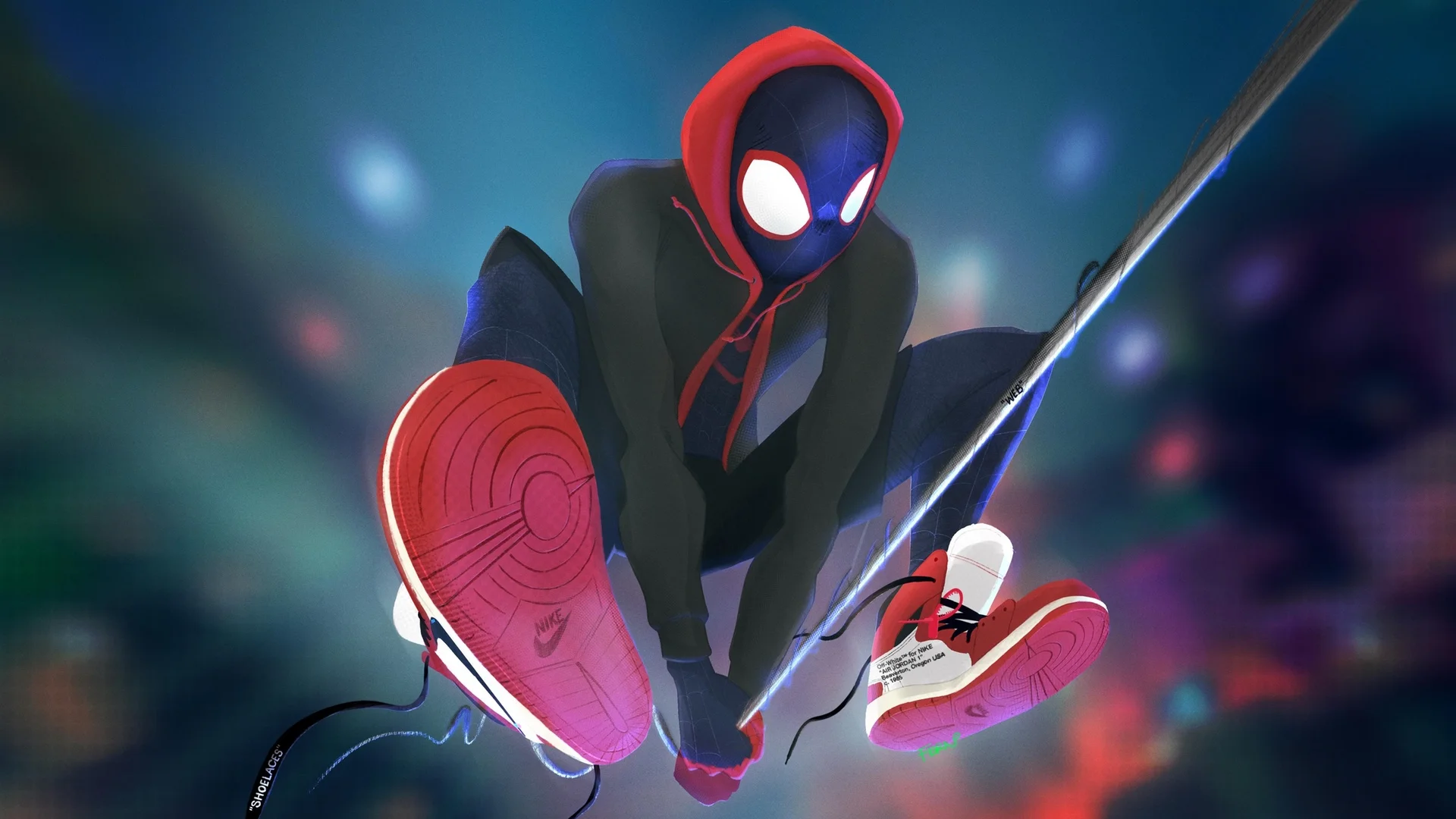 nike x spiderman into the spider verse
