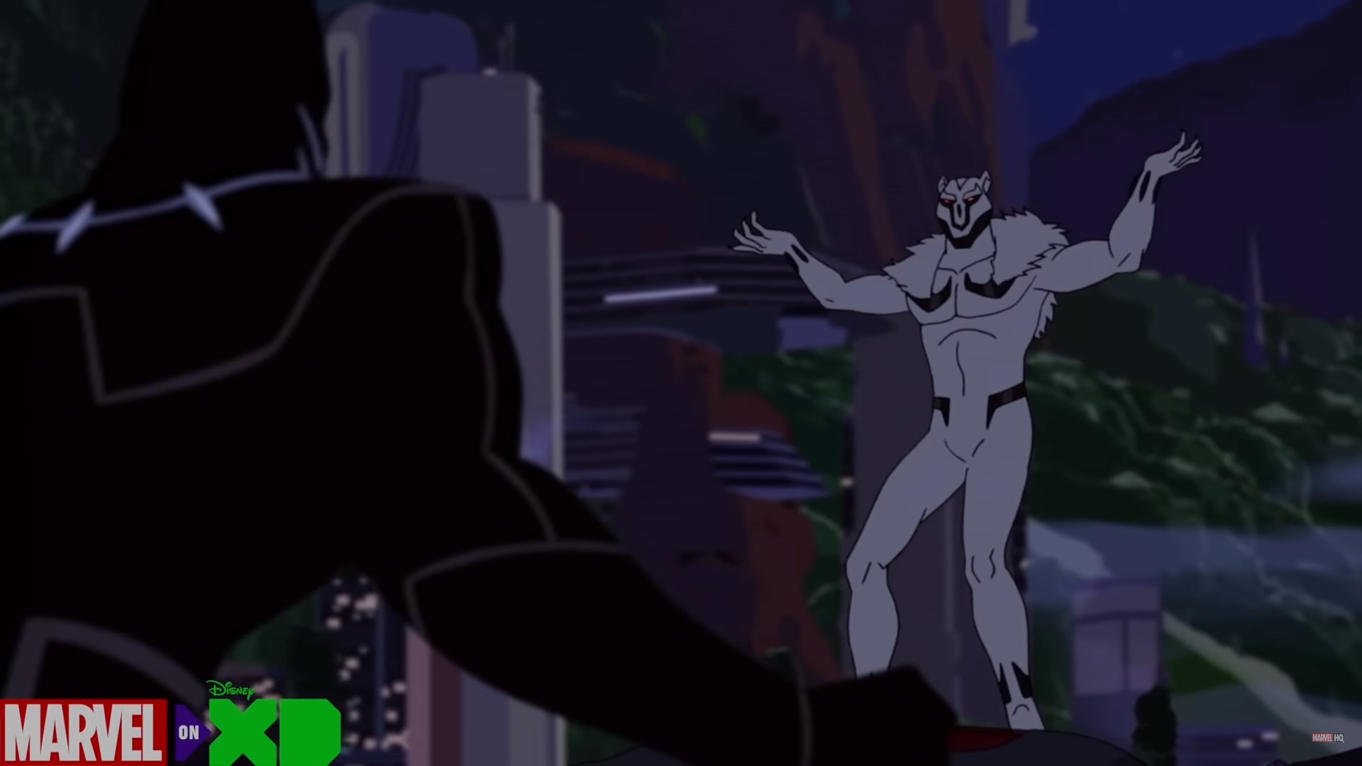 New Clip From Marvel S Avengers Black Panther S Quest Shows T Challa And White Wolf Battling It Out Geektyrant