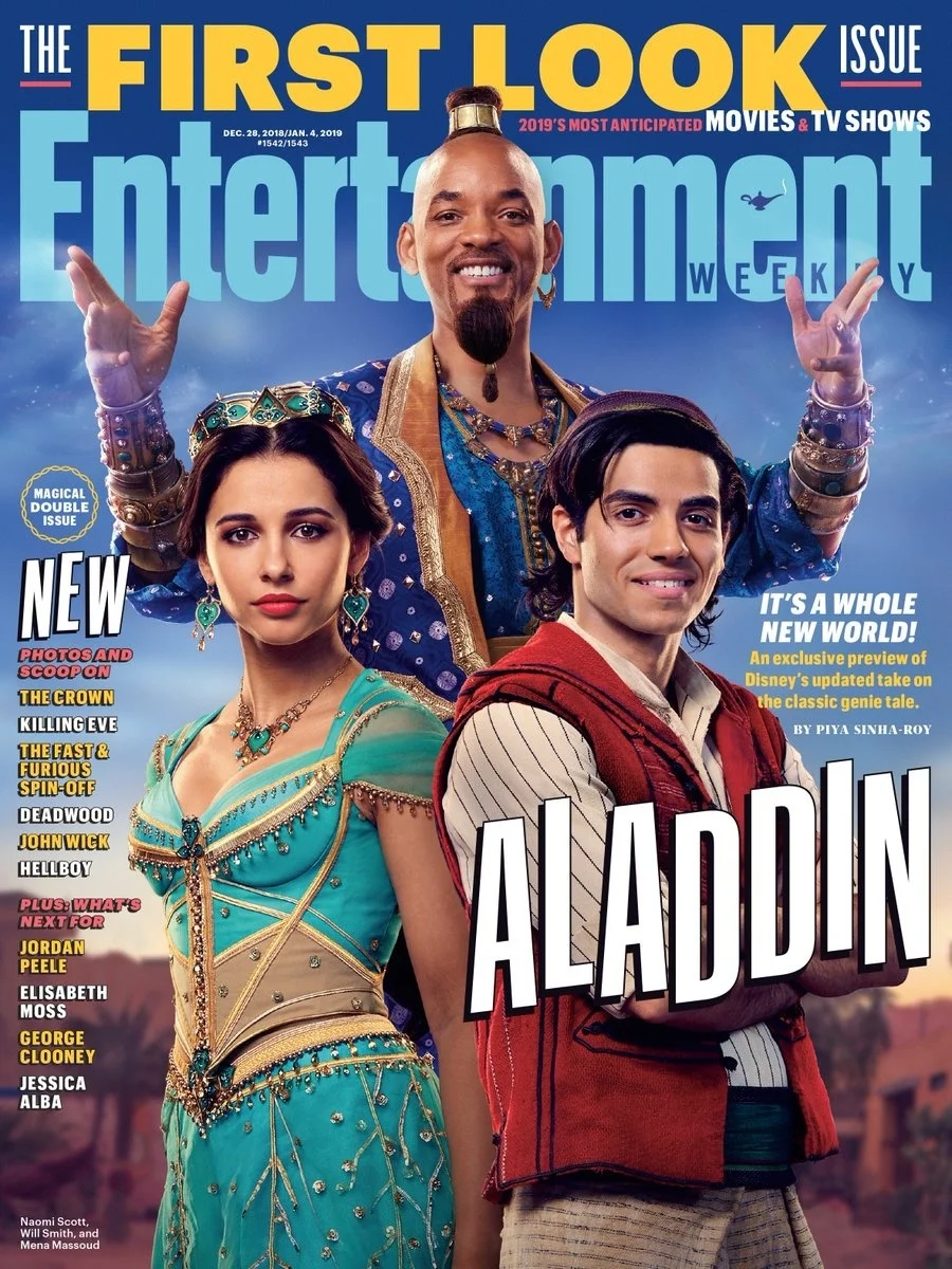 First Photos From Disney's Live-Action ALADDIN Feature Genie, Aladdin ...