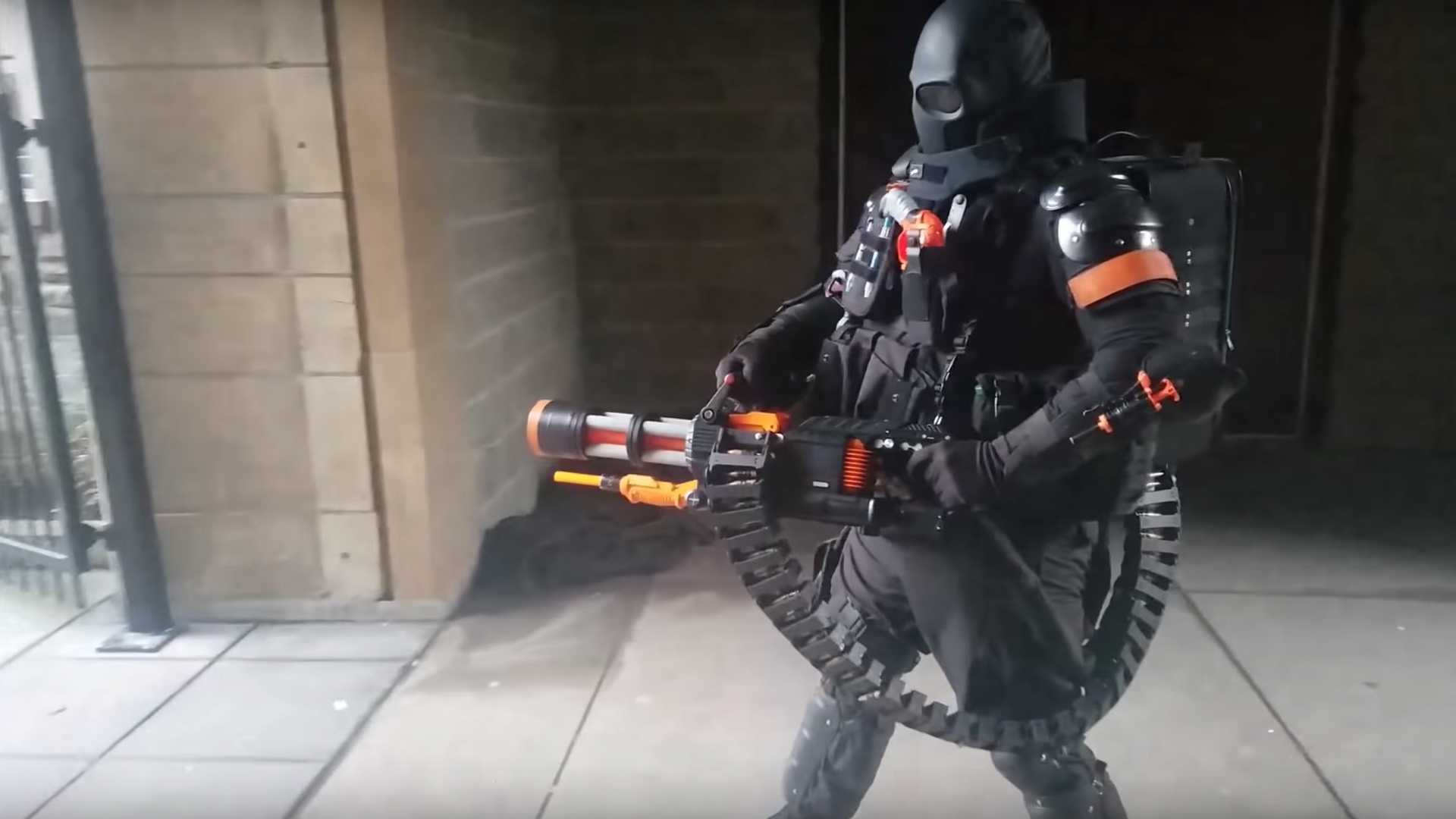 This Custom Built NERF Rival Minigun Can Fire 20 Rounds Per Second! —  GeekTyrant